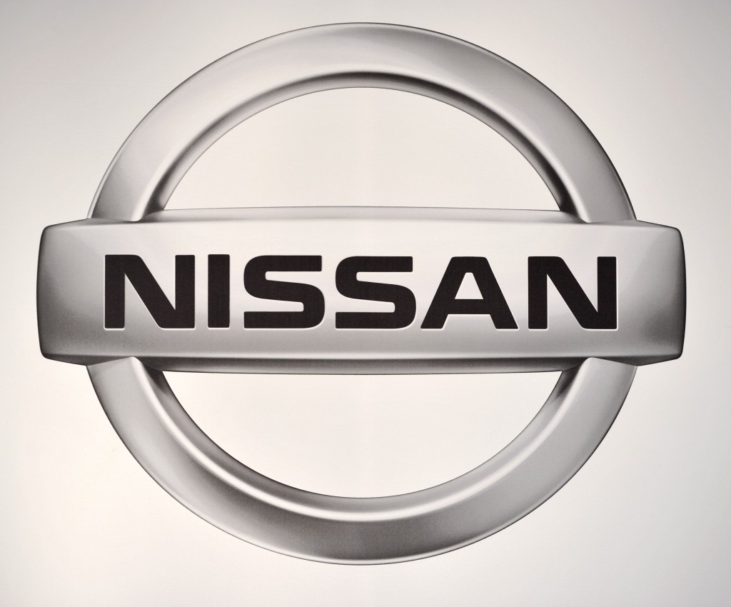 The logo for Nissan is displayed at the Chicago Auto Show at McCormick Place in Chicago on February 9, 2011.    UPI/Brian Kersey