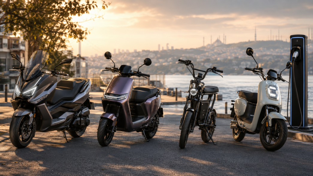 türkiyede satılan elektrikli motosikletler 2026.