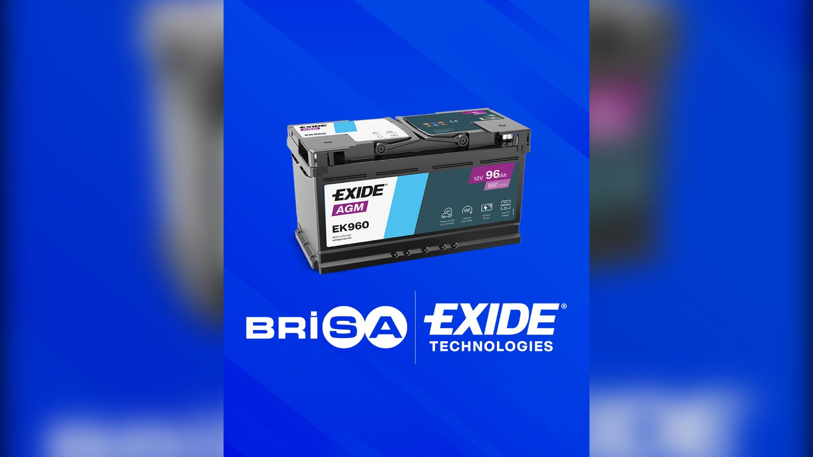 Brisa ve Exide Technologies iş birliği ile EXIDE AGM akü