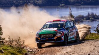 Castrol Ford Team Türkiye Şili Rallisi'nde yarış anı