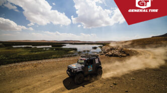 General Tire lastikleriyle TransAnatolia 2026 parkurunda ilerleyen off-road aracı
