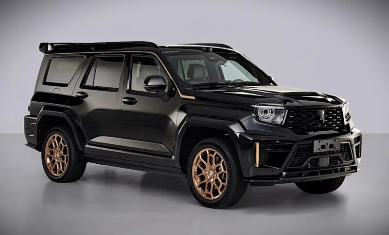 GWM Tank 700 LWB bronz detaylı 3.0T V6 versiyonu önden görünüm