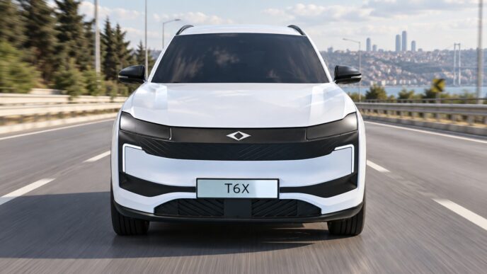 Togg T6X'in tanıtım görseli