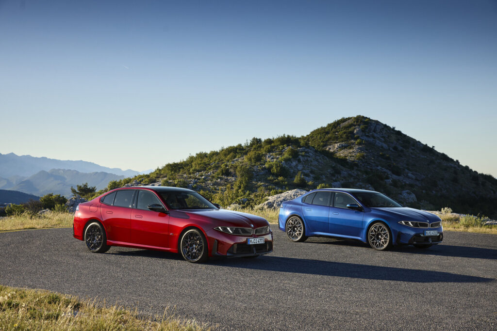 Yeni BMW 3 Serisi ve BMW i3 yan profilden