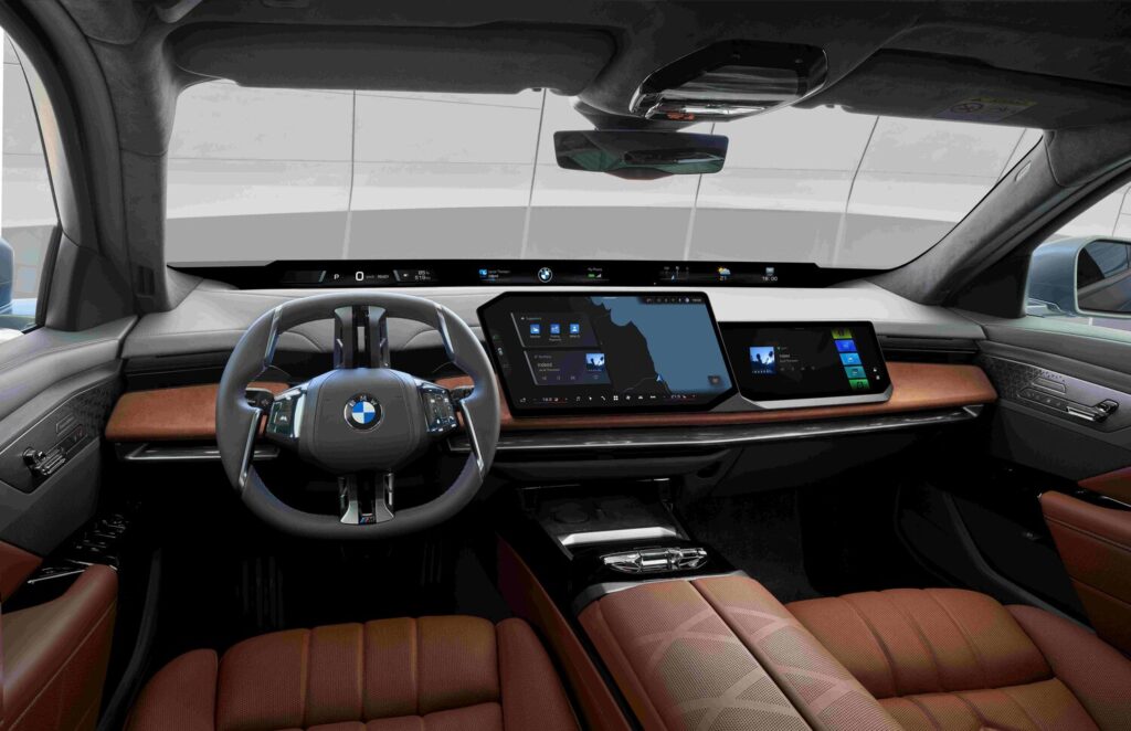 Yeni BMW 7 Serisi kokpiti, BMW Panoramic Vision ve 17,9 inç merkezi ekran