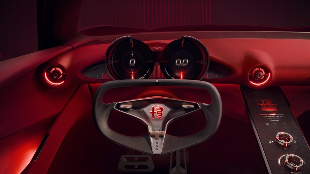 Alfa Romeo Cuorerosso kokpit