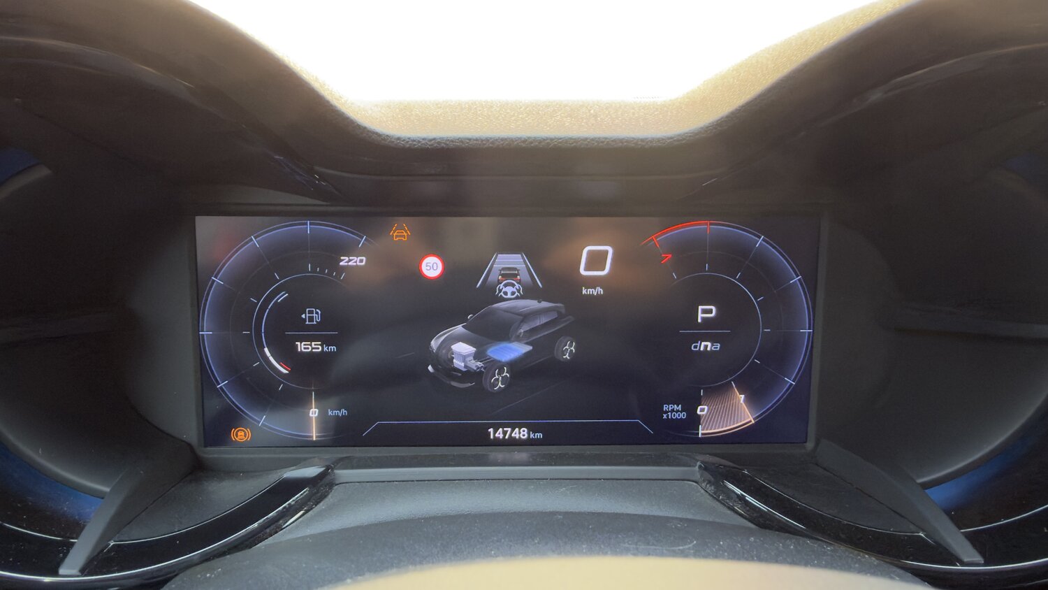 Alfa Romeo Junior Ibrida Speciale+ Cannocchiale dijital gösterge paneli