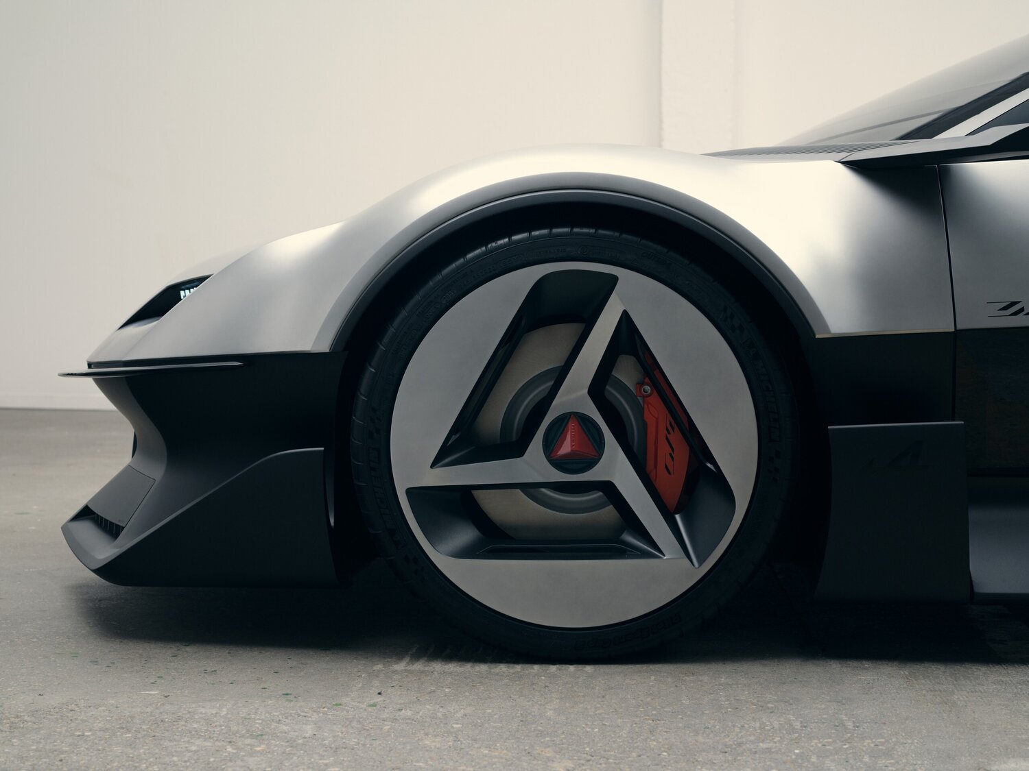 Alpine A310 Vision Concept jant ve fren kaliperi detayı