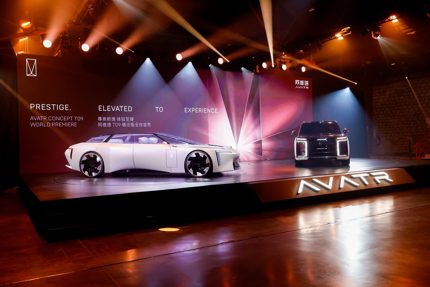 AVATR T09 Concept dünya prömiyeri sahnesi