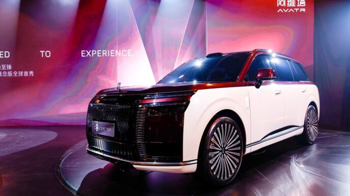 AVATR T09 Concept önden 3/4 görünüm