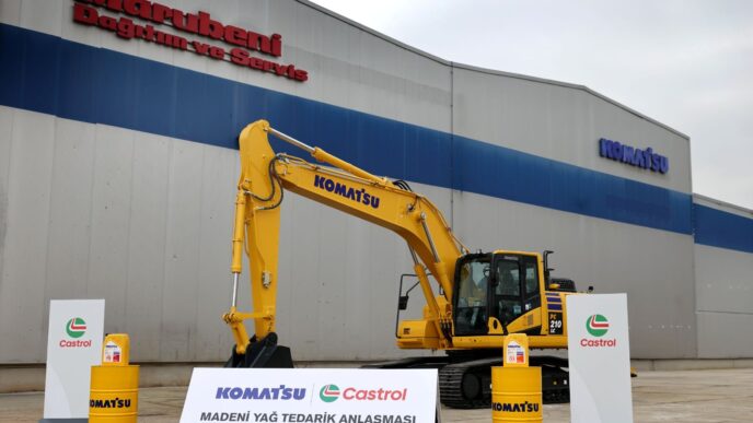 Castrol ve Komatsu iş birliği