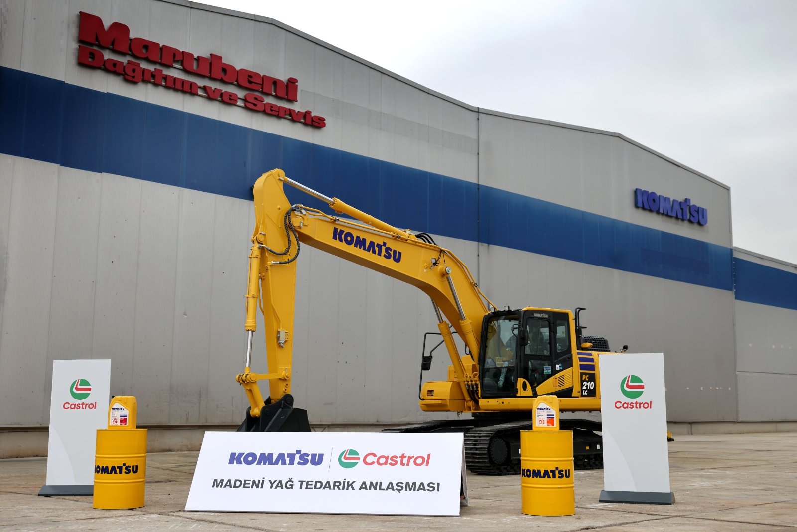 Castrol ve Komatsu iş birliği