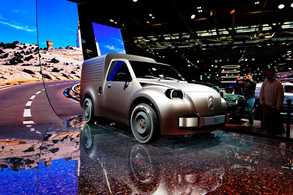 Citroën 2 CV Fourgonnette Concept Paris Otomobil Fuarı