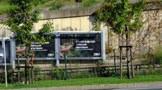 Citroën Ami TEMA Vakfı billboard uygulaması