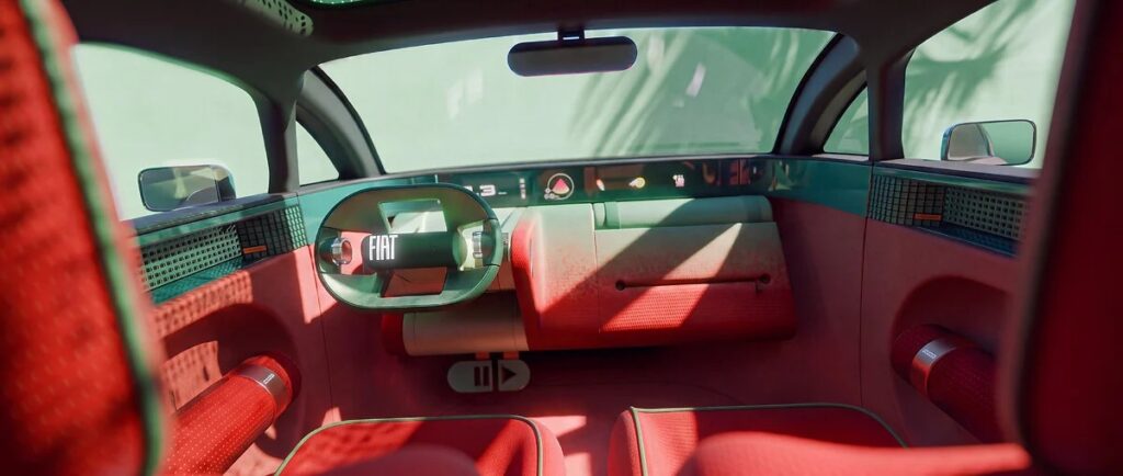 Fiat Multiplay konsepti gösterge paneli ve gizli ekran