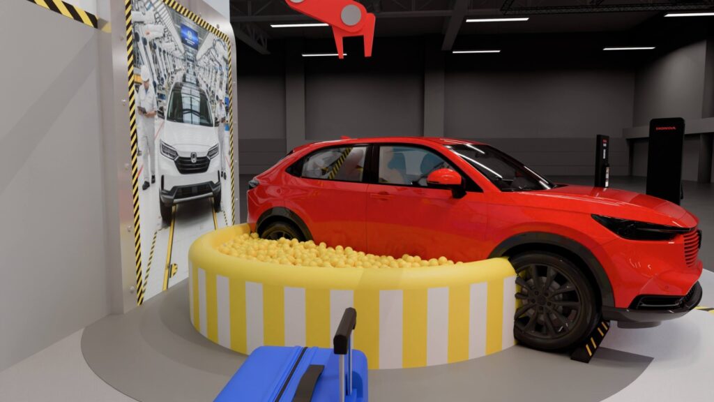 Honda Dream Factory HR-V top havuzu oyun alanı