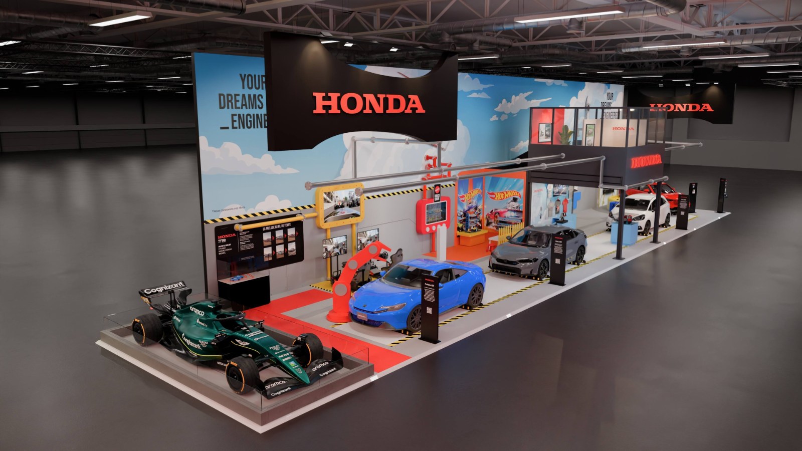 Honda Dream Factory Paris Motor Show standı