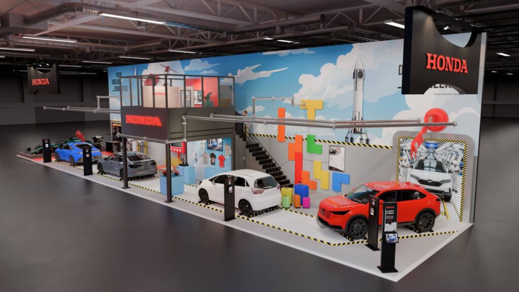 Honda Dream Factory standı Jazz ve HR-V alanları
