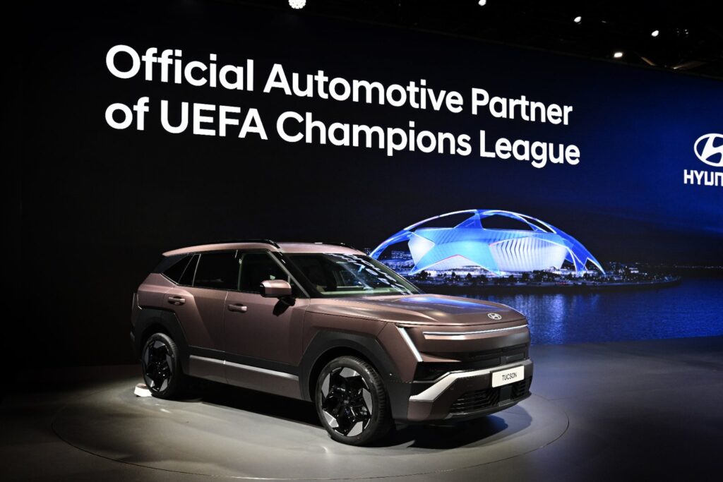 Hyundai TUCSON ve UEFA Champions League alanı