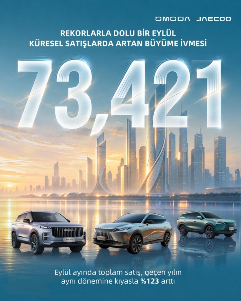 OMODA JAECOO eylül 73.421 satış