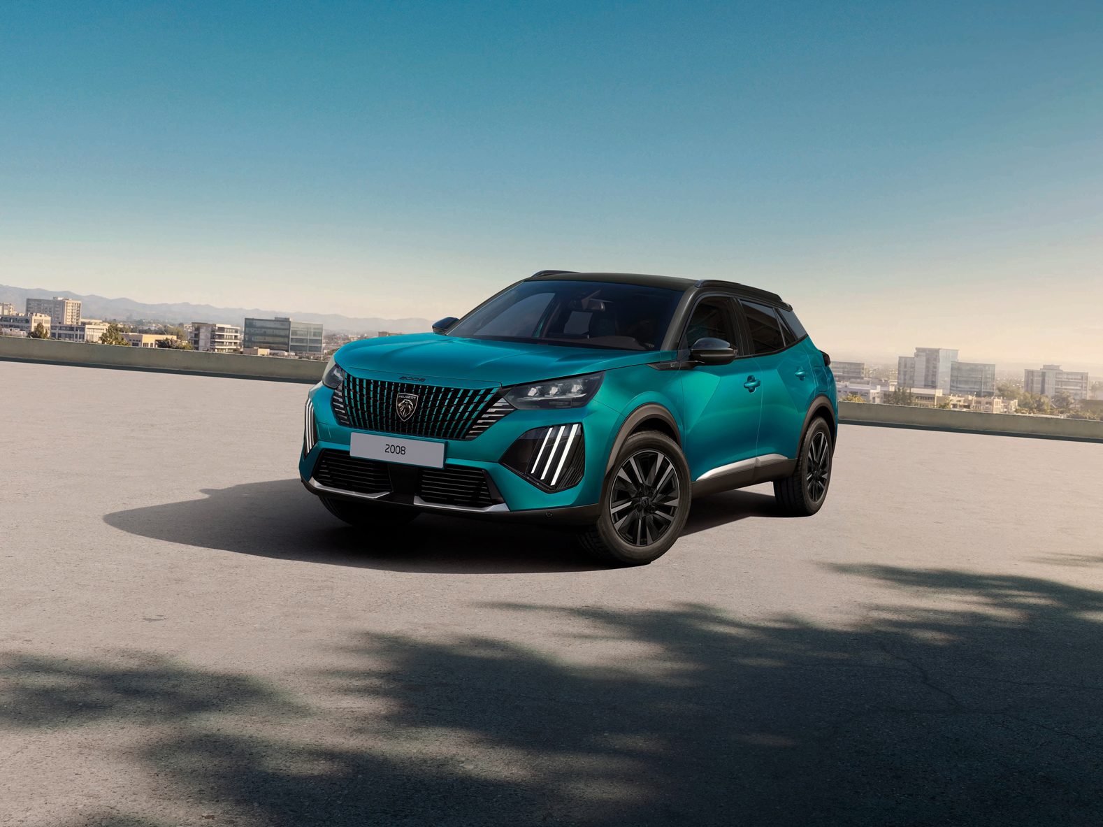 İyonya Mavi gövde rengindeki Peugeot 2008