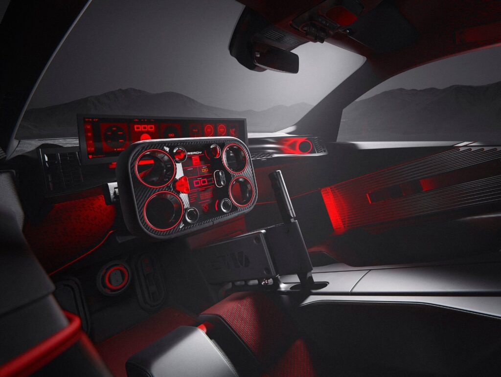 Peugeot E-T16 Concept kokpit ve Hypersquare kontrolü