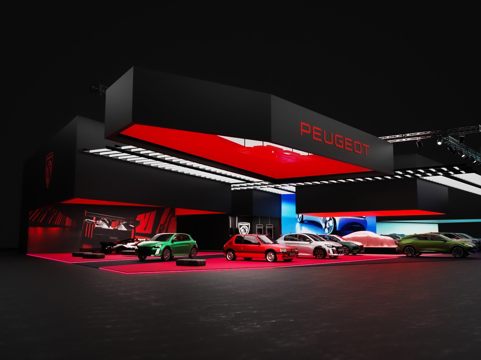 Peugeot yeni stant konsepti Paris Otomobil Fuarı 2026