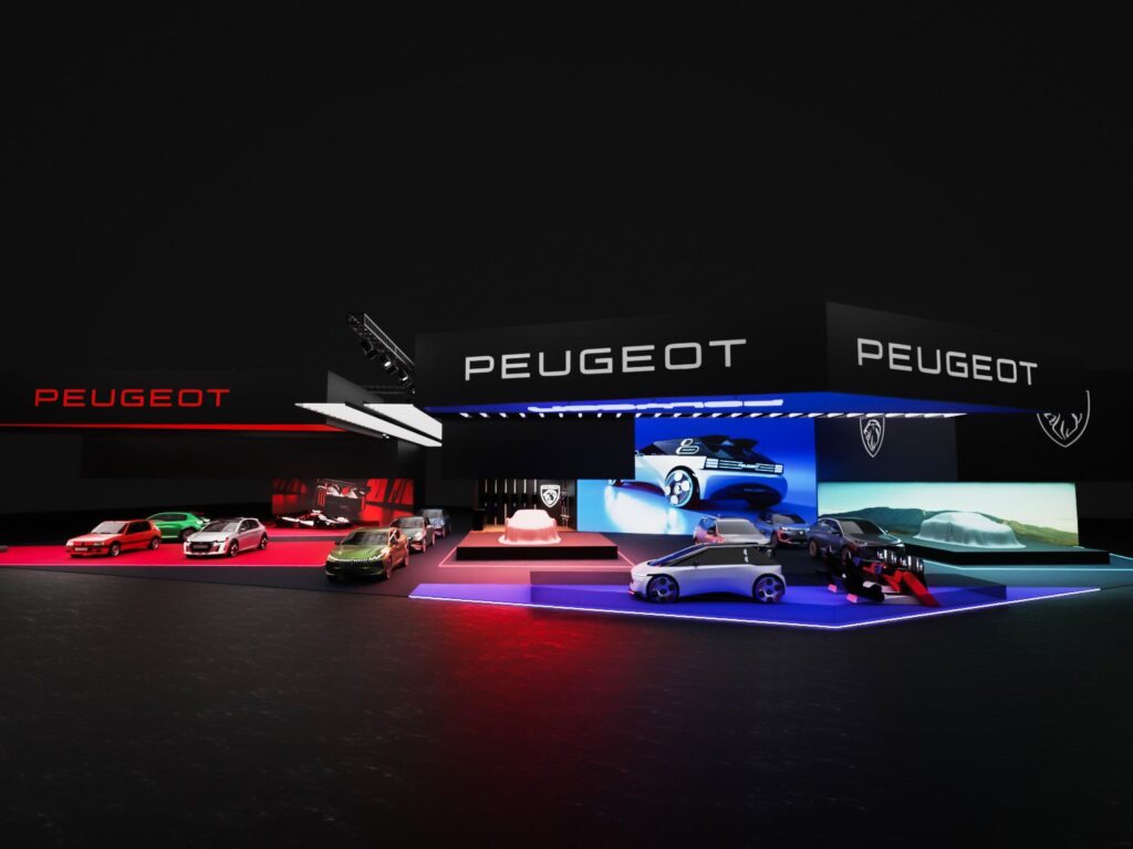 Peugeot Paris standı deneyim alanı