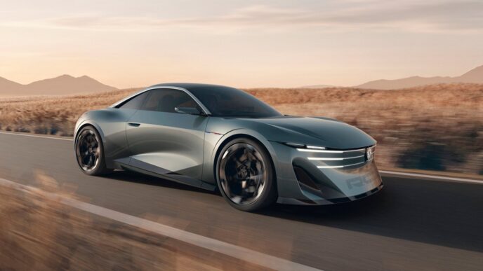 Elektrikli Peugeot RCZ Vision konsepti