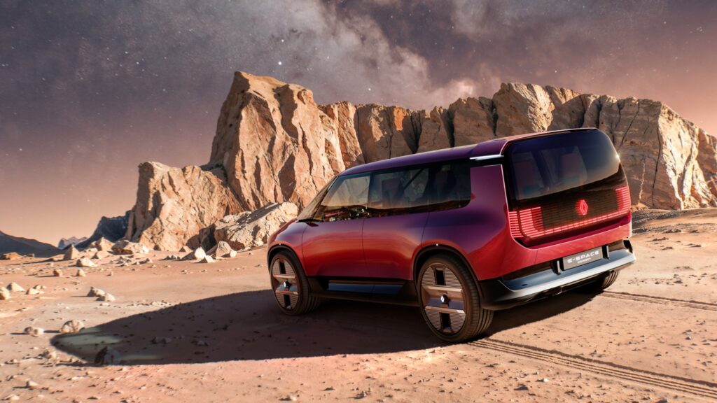 Renault E-Space Concept arka görünüm