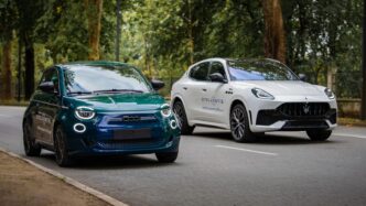 Stellantis ve Wayve Fiat 500e ile Maserati Grecale test araçları
