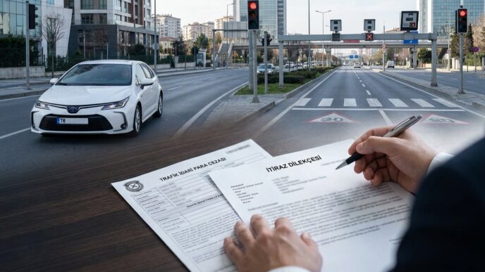 Trafik cezası tutanağı ve itiraz dilekçesi hazırlama